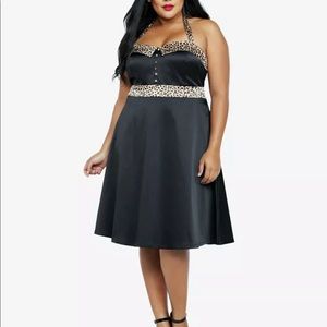 Torrid Leopard Halter Dress